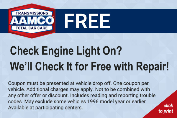 Free Check Engine Light Coupon